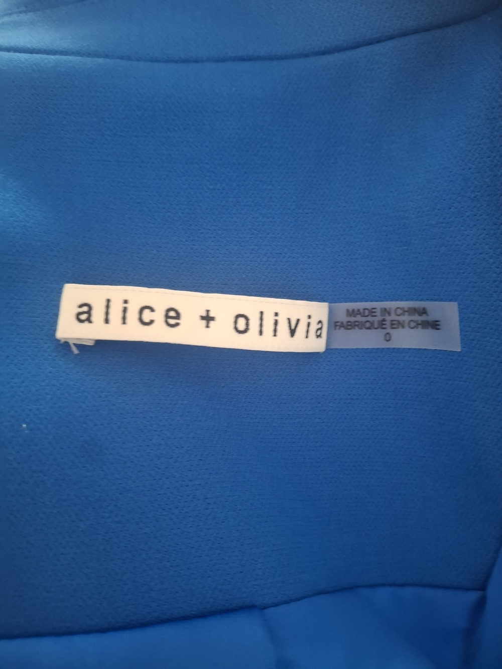 ALICE + OLIVIA Breann Fitted Blazer in Sapphire Blue - Picture 4 of 4